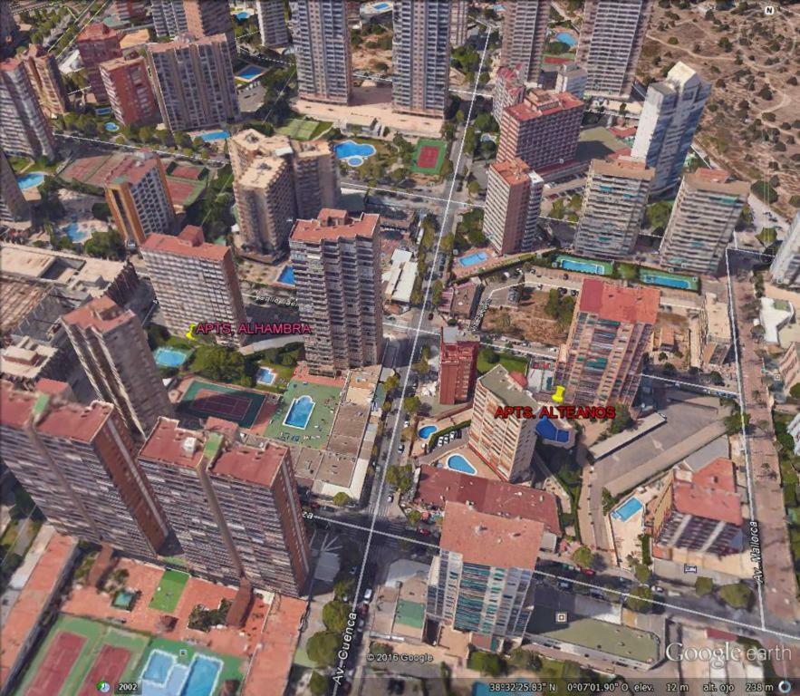 ºººCON AIRE ACOND, PARKING, PISCINA Y JARDIN Apts Alhambra en Playa Levante Benidorm Exterior foto